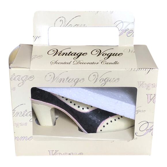 Lava Vintage Vogue Sculpted Shoe Scented Decorative Candle Lead-Free 10.6oz - Picture 7 of 14